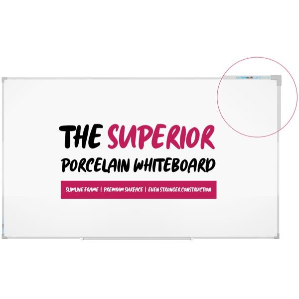 Porcelain Clarity Whiteboard