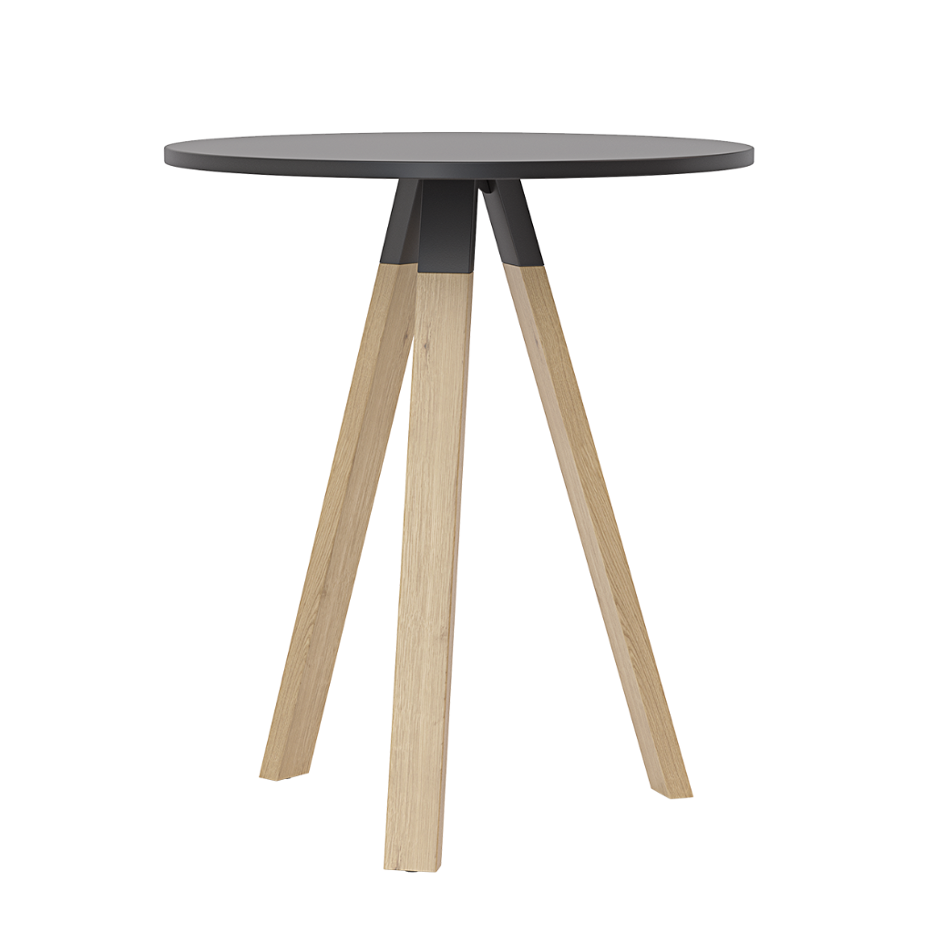 Ligna Standing Height Round Top Leaner Table 1050mm High