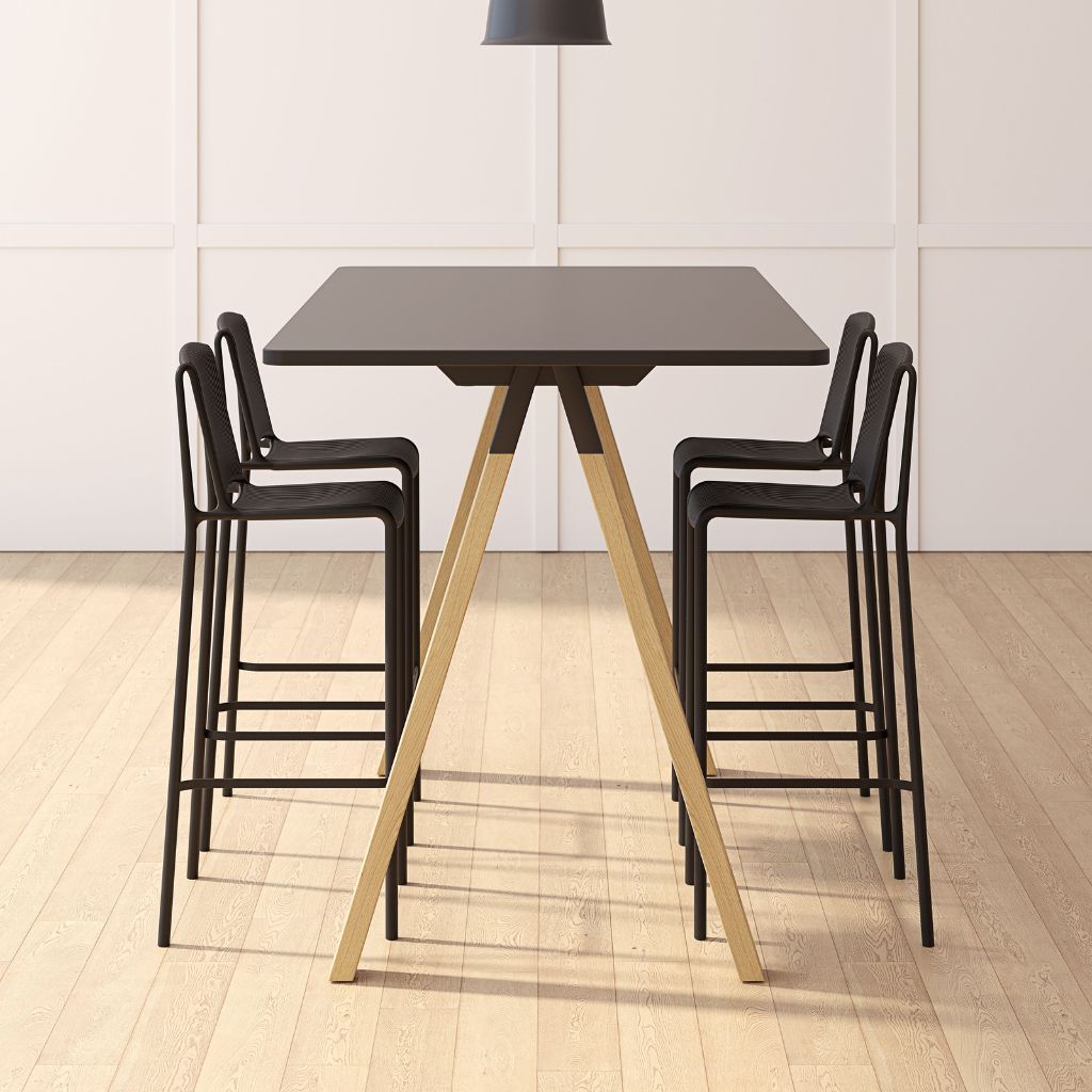 Ligna Standing Height Leaner Table 1050mm High