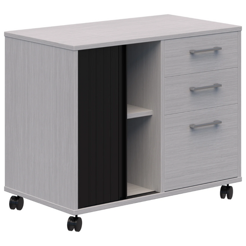 Mascot Mobile Caddy with Drawers & Tambour Storage