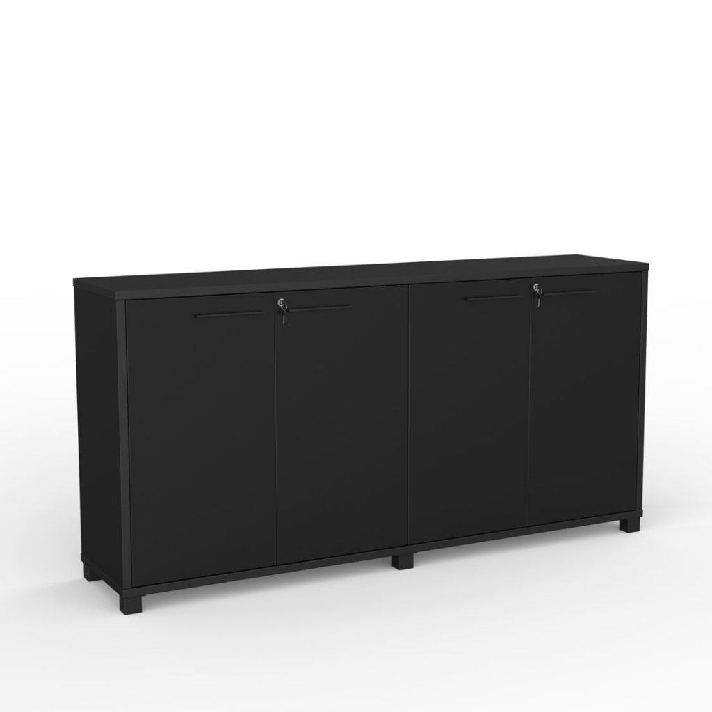 Cubit Storage Credenza 1800mm Wide Black