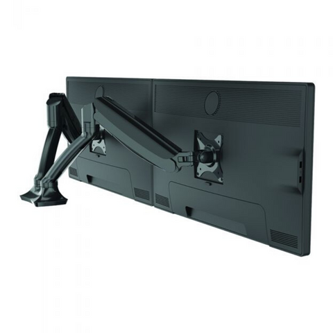 MONITOR ARM GLADIUS DOUBLE BLACK