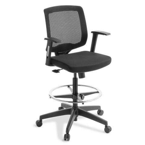 Media Meeting Mesh Back with High Gas Lift and Footring