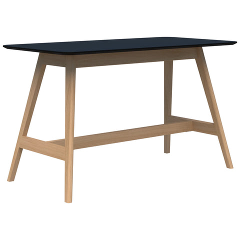 Oslo Leaner Table Ash Timber Base - Workspace Direct