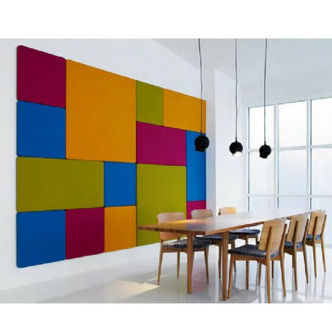 Premium Wrapped Edge Pinboard with Custom Fabric Single Sided