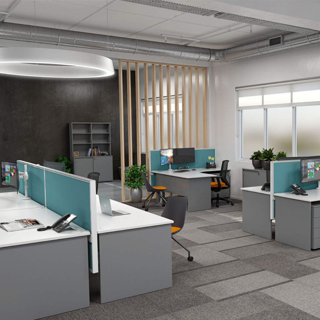 Studio 50 Office Desk Screen Partition - 900mm High