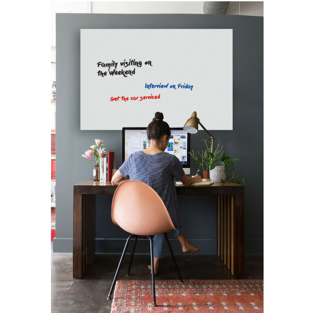 MAGNETIC GLASSBOARD White RECTANGLE