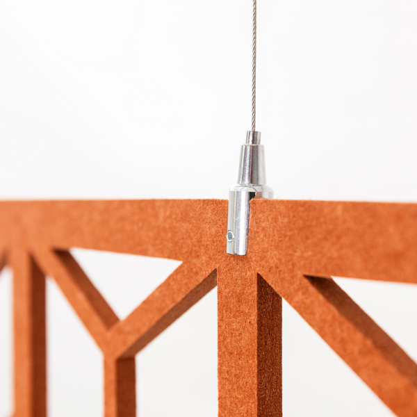 Ceiling Hung Acoustic Screens  - Geometric Series