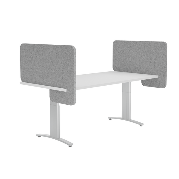 Acoustic Slide On Desk Divider Screen