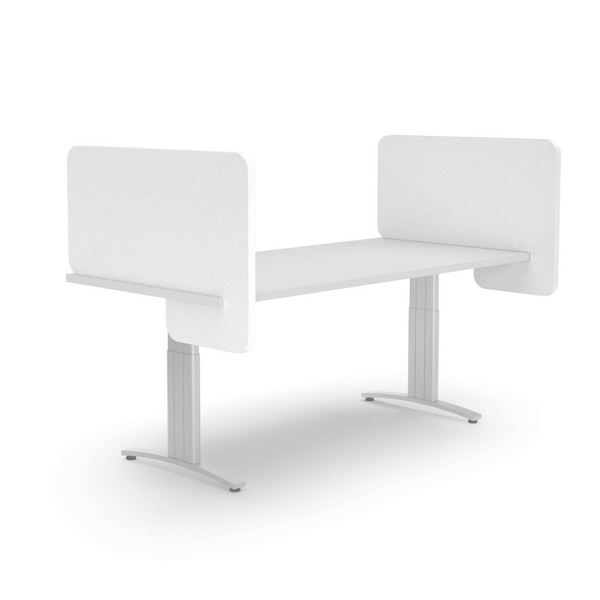 Acoustic Slide On Desk Divider Screen