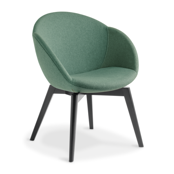 Amelia Visitor Chair Timber Base