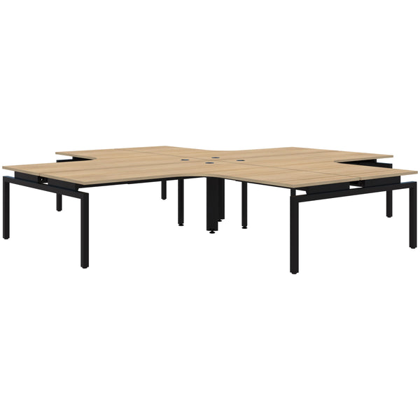 Balance 90 Degree 4 Pod Workstation