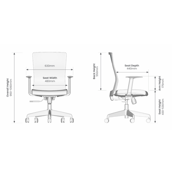 Knight Blade Task Chair