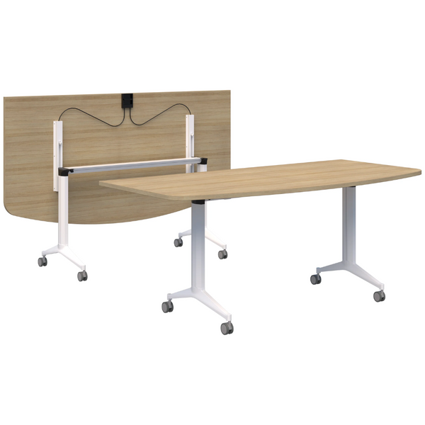 Boost Flip Modular D-End Meeting Table