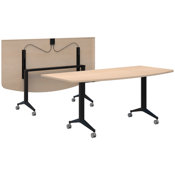 Boost Flip Modular D-End Meeting Table