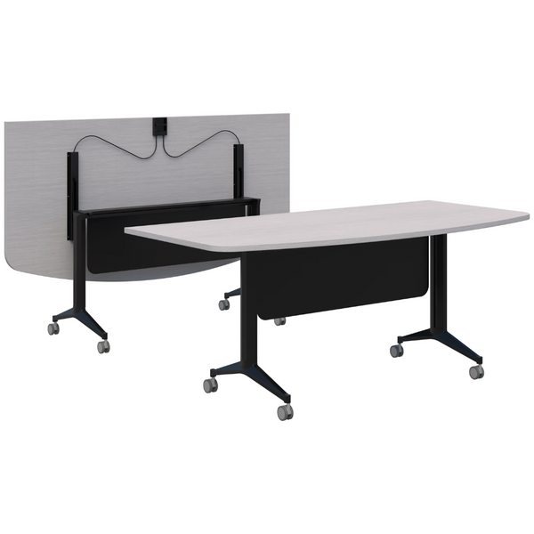 Boost Flip Modular D-End Meeting Table