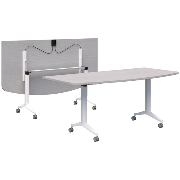 Boost Flip Modular D-End Meeting Table