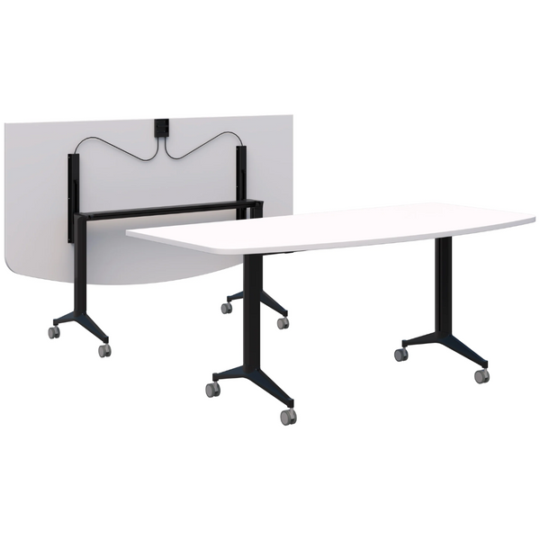 Boost Flip Modular D-End Meeting Table