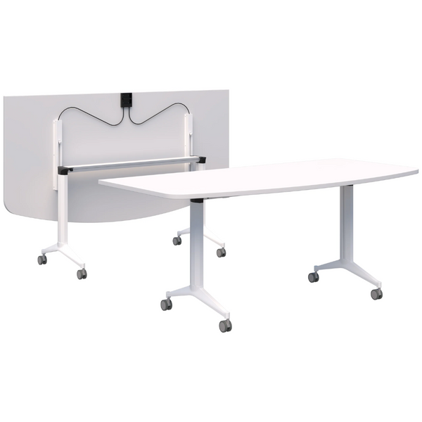 Boost Flip Modular D-End Meeting Table