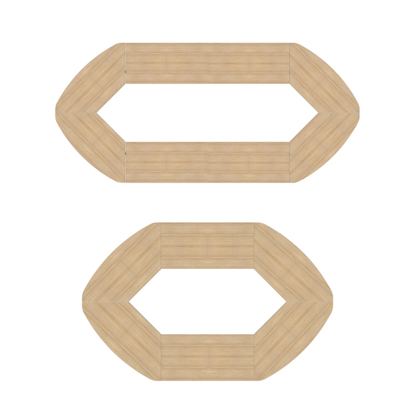 Boost Flip Modular Trapezoid Meeting Table