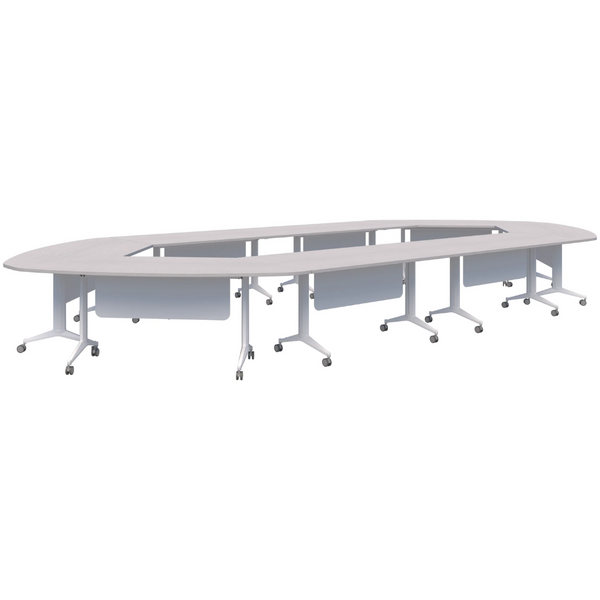 Boost Flip Modular Trapezoid Meeting Table