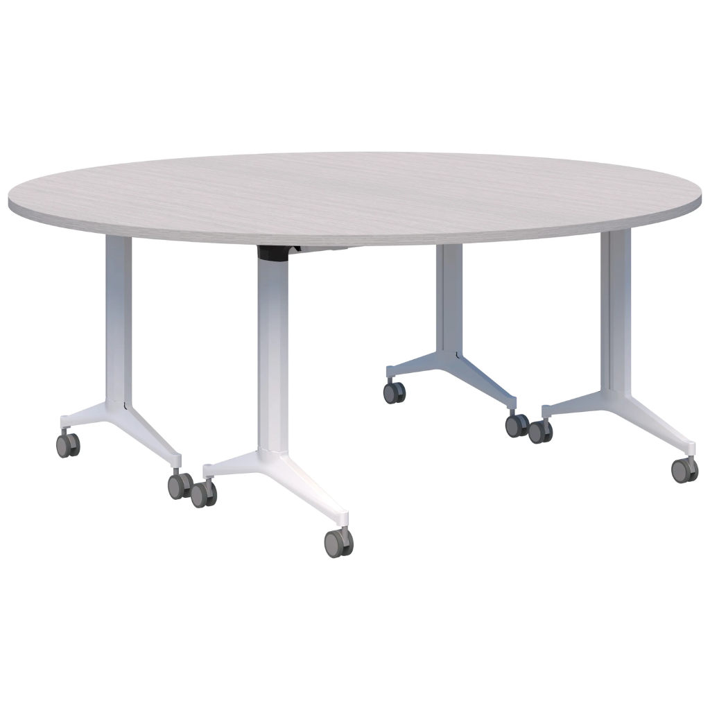 Modular Flip Table Boost Semi Circle Modular Flip Table – Workspace Direct