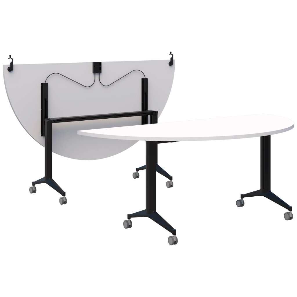 Boost Semi Circle Modular Flip Table – Workspace Direct