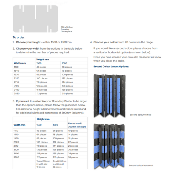 Acoustic Modular Boundary Divider Free Standing Panels