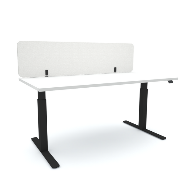 Acoustic Desk Mounted Screen Partition 400mm High