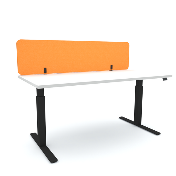 Acoustic Desk Mounted Screen Partition 400mm High