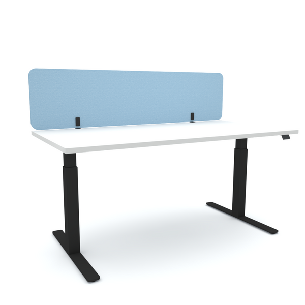 Acoustic Desk Mounted Screen Partition 400mm High