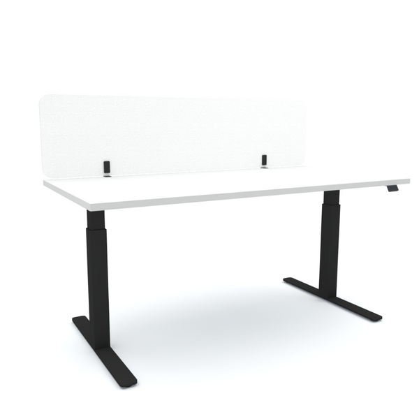 Acoustic Desk Mounted Screen Partition 400mm High