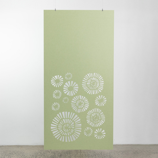 Ceiling Hung Acoustic Screens - Biophilic Series