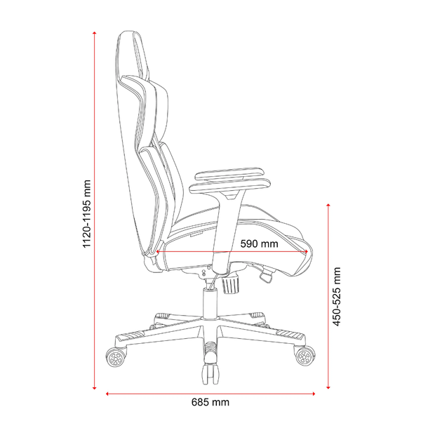 Buro X PowerA Raider Gaming Chair - Workspace Direct