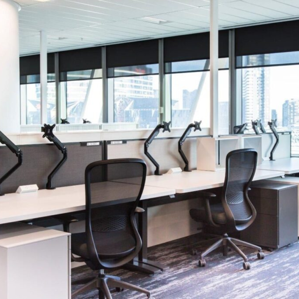 Athena Clamp on Power Above Desk Rail Workspace Direct Office Furniture NZ