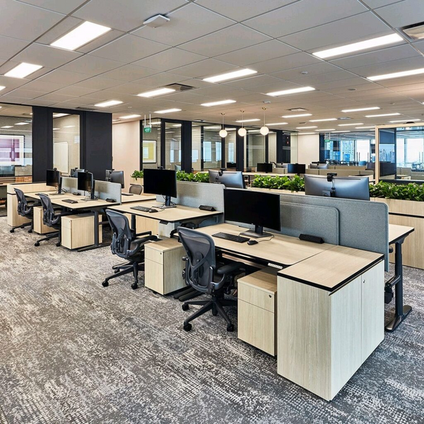 Athena Clamp on 2x GPO Power and 2 USB C/C Above Desk Rail