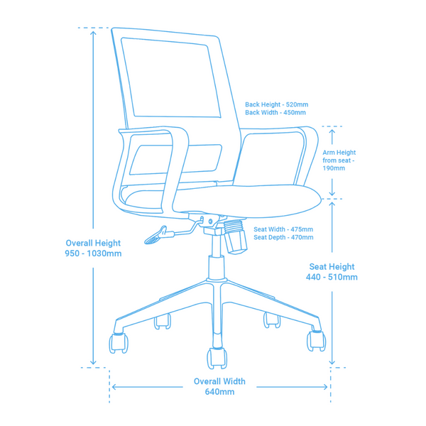 Workspace Hart Mesh Meeting Chair