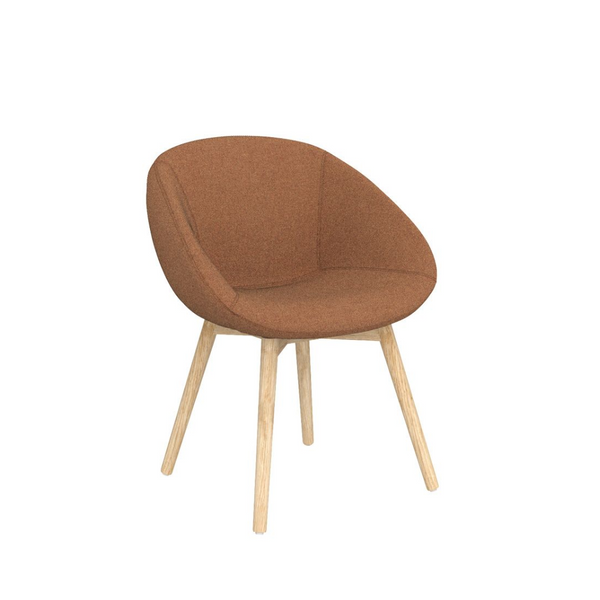 Camellia Timber Base Visitor Chair