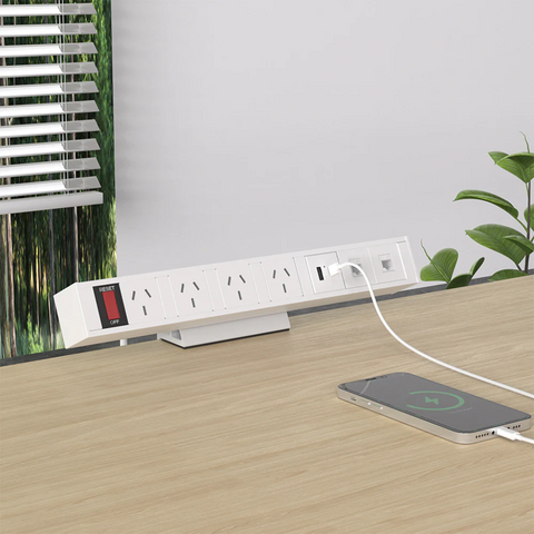 Quick Clamp on Desktop Power Board