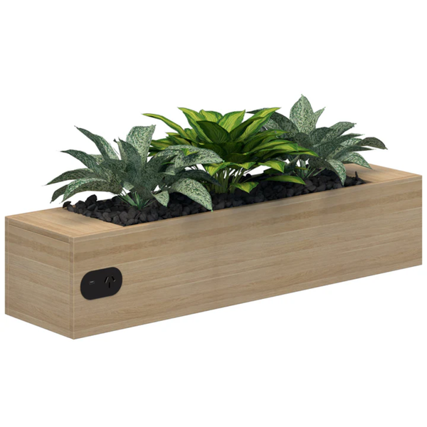 Tabletop Planter Box with Optional Built in Power