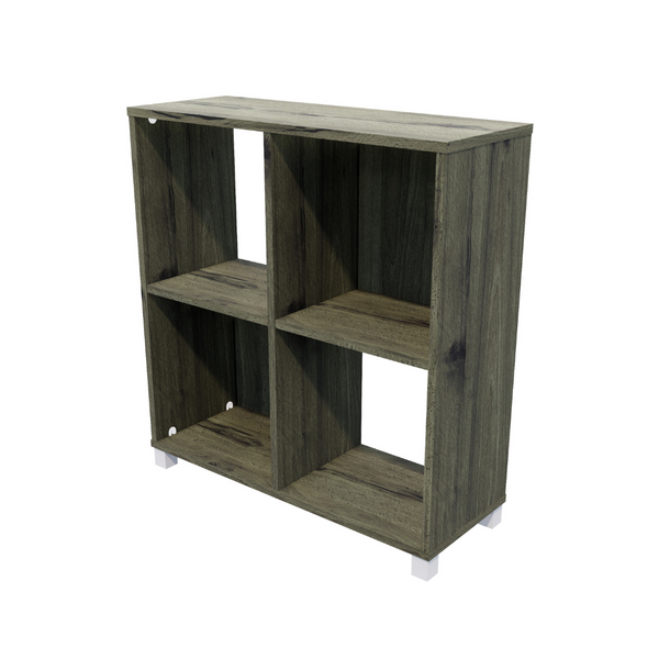 Workspace 4 Cubby Hole Storage Bookcase 850mm High
