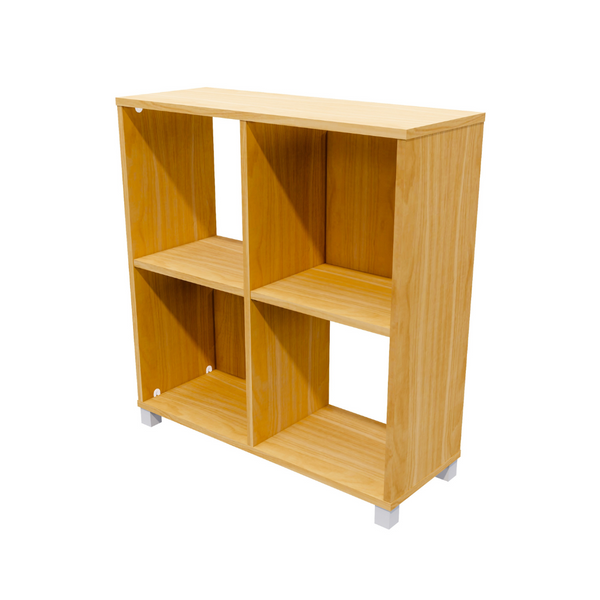 Workspace 4 Cubby Hole Storage Bookcase 850mm High