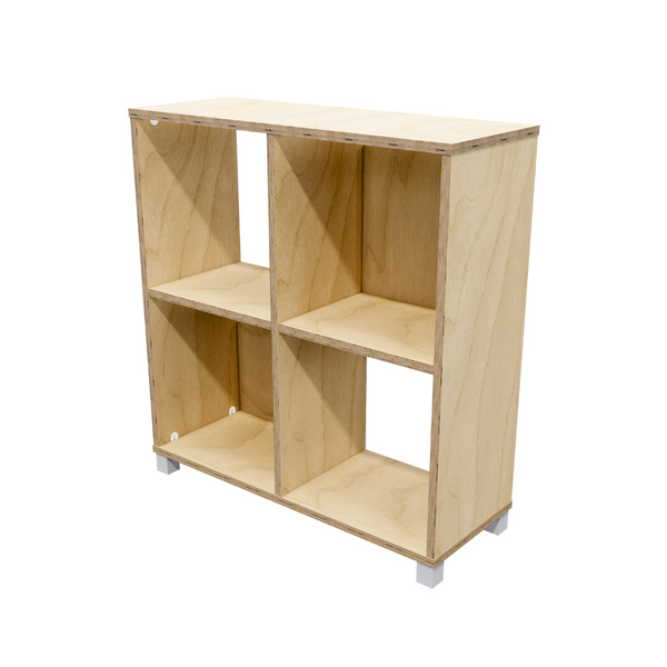 Workspace 4 Cubby Hole Storage Bookcase 850mm High