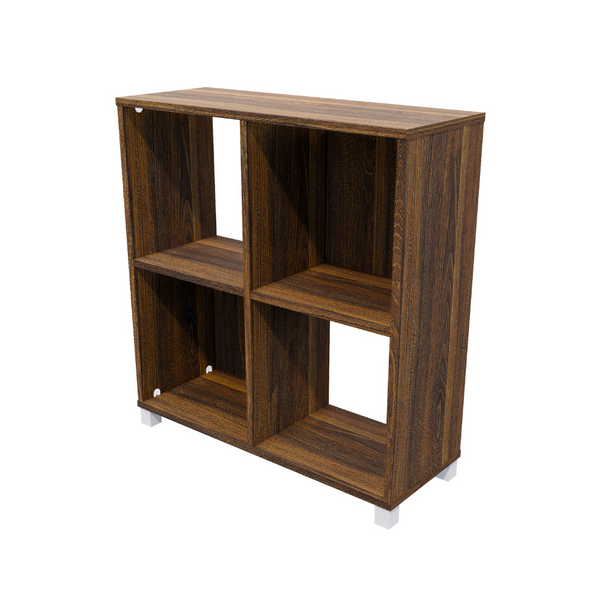 Workspace 4 Cubby Hole Storage Bookcase 850mm High
