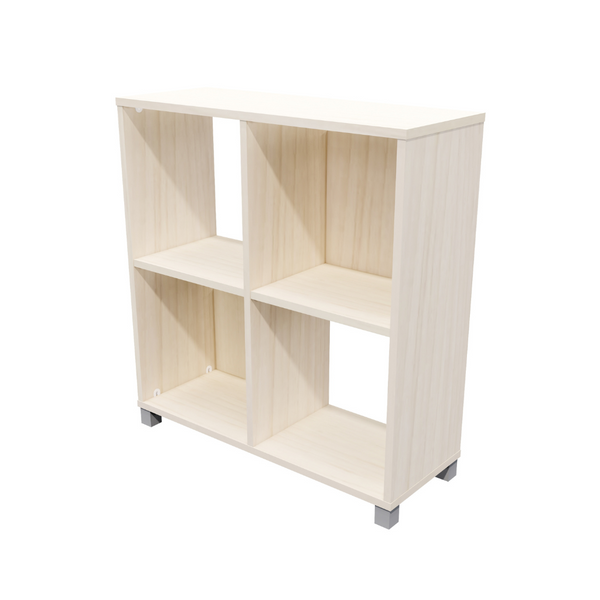 Workspace 4 Cubby Hole Storage Bookcase 850mm High