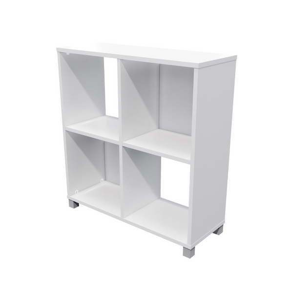 Workspace 4 Cubby Hole Storage Bookcase 850mm High