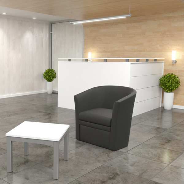 Cubit Reception Counter White 1800w