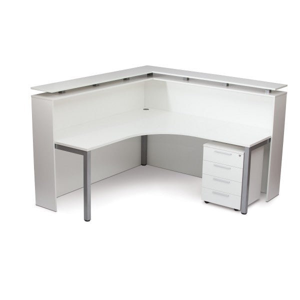 Cubit Reception Counter White 1800w