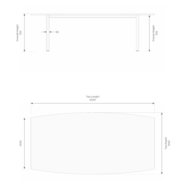 Knight Cubit Boardroom Table