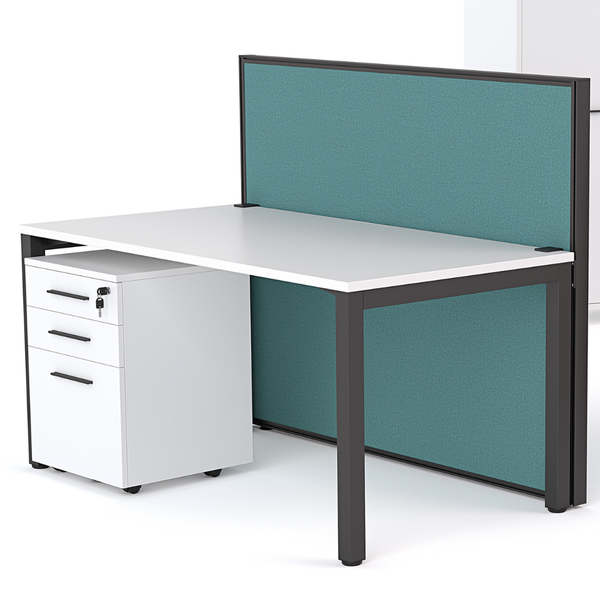 Knight Cubit Fixed Height Desk - Workspace Direct